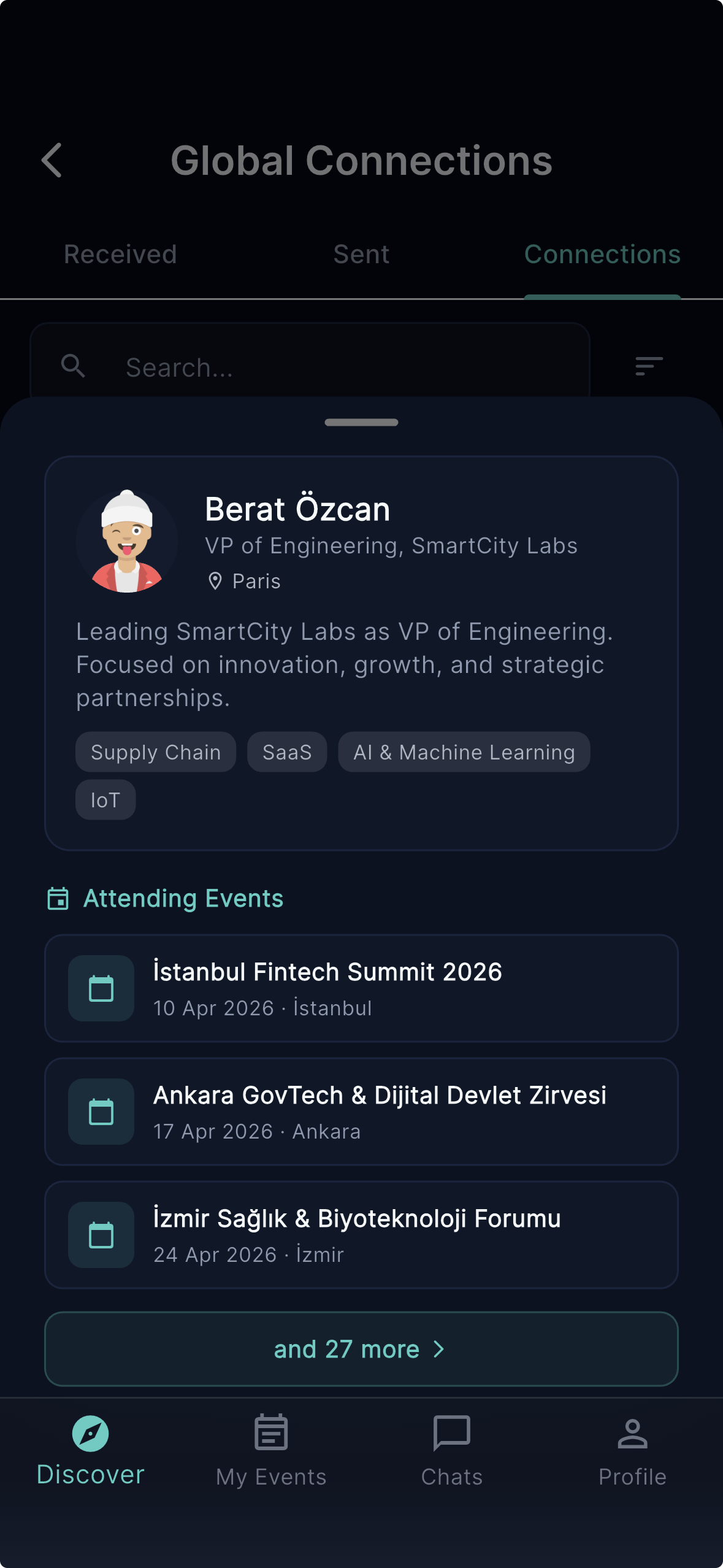 Profile Events